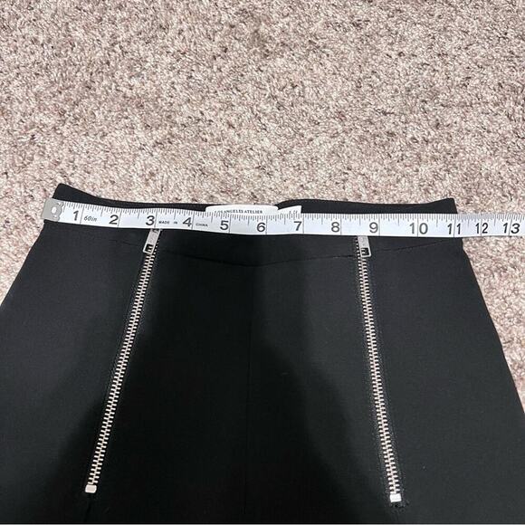 & Other Stories Black Pleated Double Zip Trousers - Picture 12 of 14